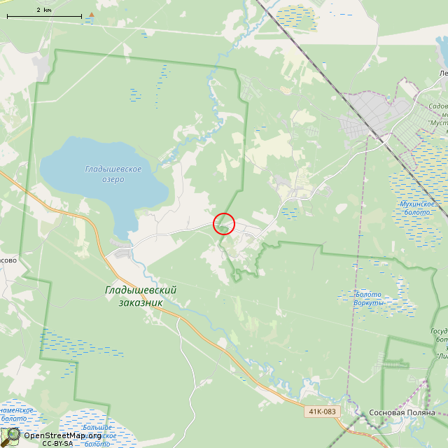 Карта где находится Памятник В.И. Ленину (Горьковское) в мелком масштабе