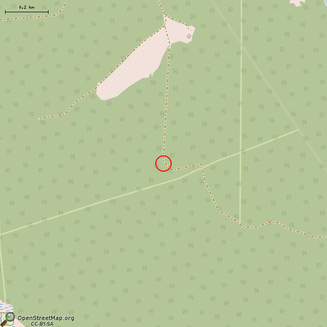 Карта где находится ОПДОТ (НП) КаУР     | Вторая мировая война, долговременная огневая точка (дот) в среднем масштабе