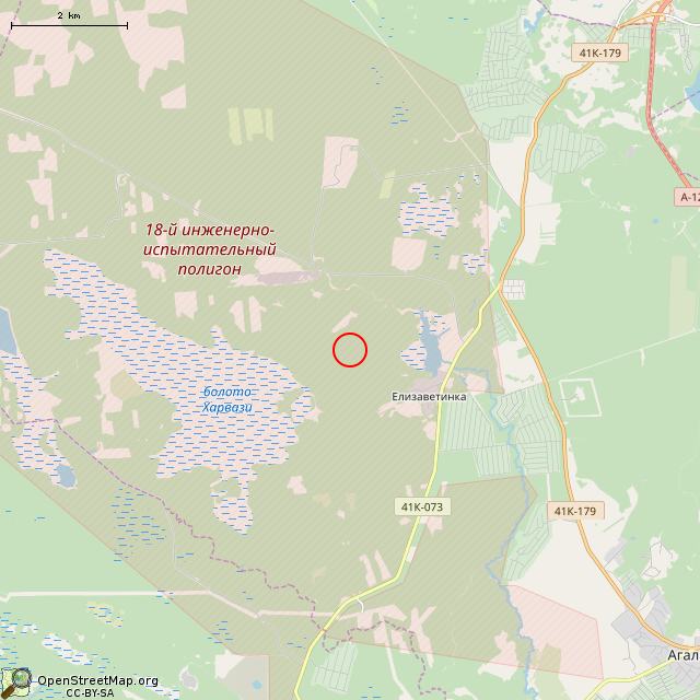 Карта где находится ОПДОТ (НП) КаУР     | Вторая мировая война, долговременная огневая точка (дот) в мелком масштабе