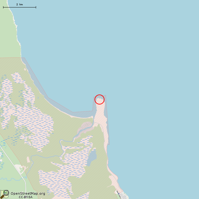 Карта где находится Основание мишени в мелком масштабе