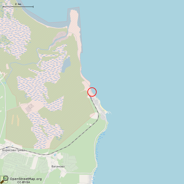 Карта где находится Насосная станция в мелком масштабе