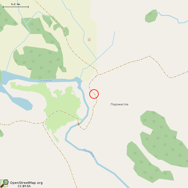 Карта где находится Фундамент в среднем масштабе