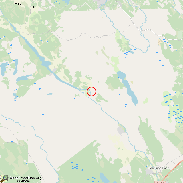 Карта где находится Фундамент в мелком масштабе