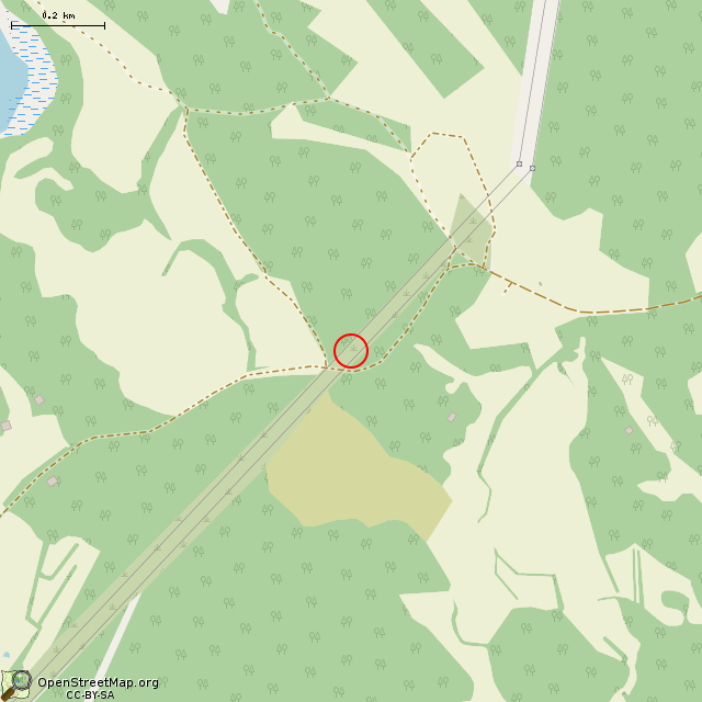 Карта где находится Hy 3 ДОТ линии Маннергейма     | развалины, руины, долговременная огневая точка (дот) в среднем масштабе