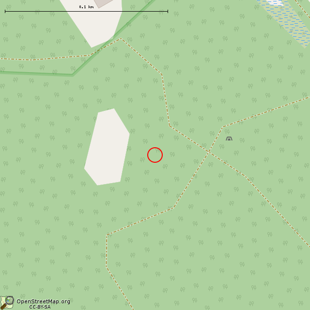 Карта где находится Заброшенный наблюдательный пункт береговой батареи в крупном масштабе