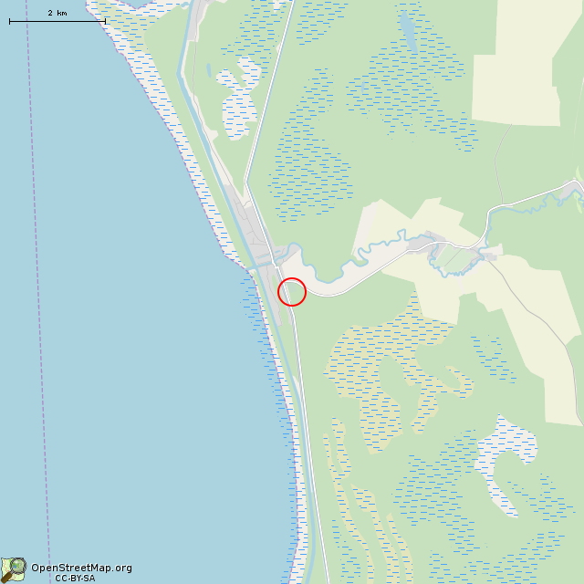 Карта где находится Братская могила в мелком масштабе