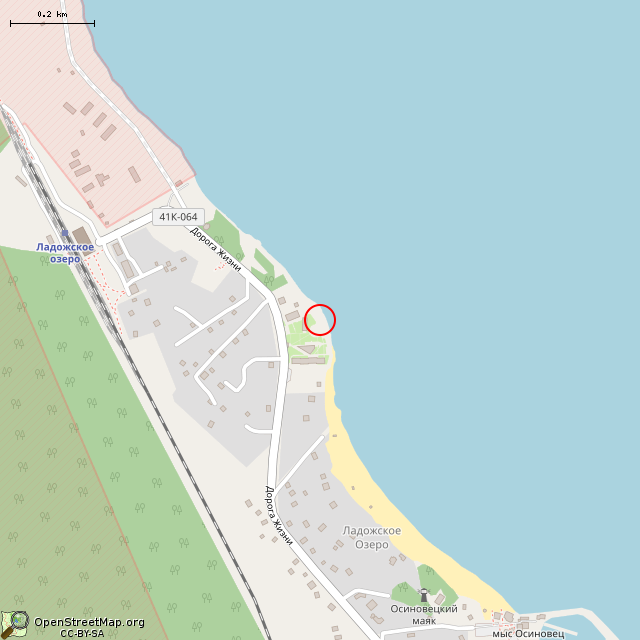 Карта где находится Башня танка Т-34 с бронекатера в среднем масштабе