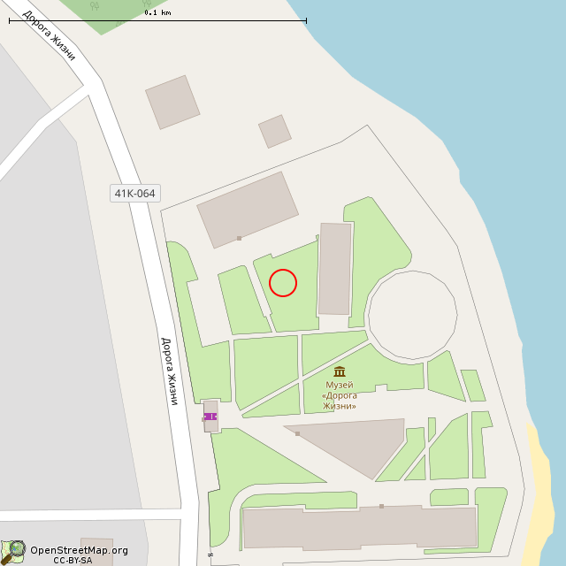 Карта где находится Буксирный пароход «Ижорец-8» (Ладожское Озеро) в крупном масштабе