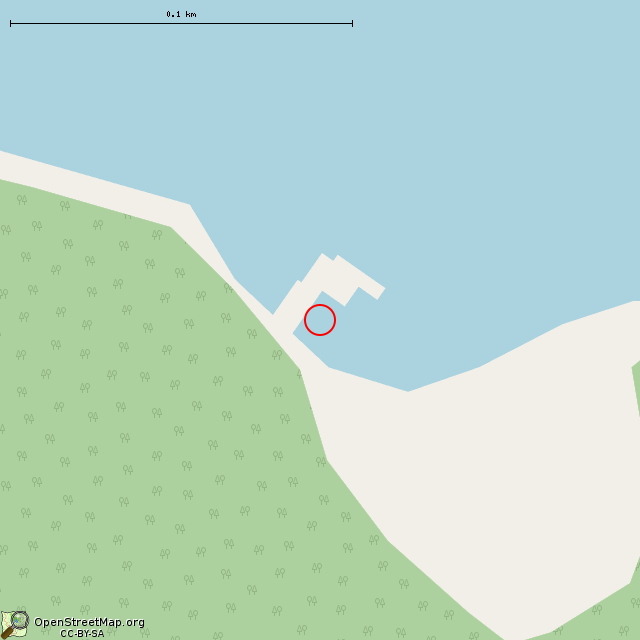 Карта где находится Старая пристань в крупном масштабе