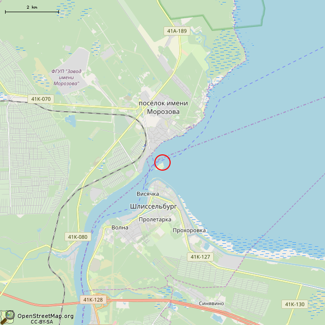 Карта где находится Остатки позиции артиллерийского орудия в мелком масштабе