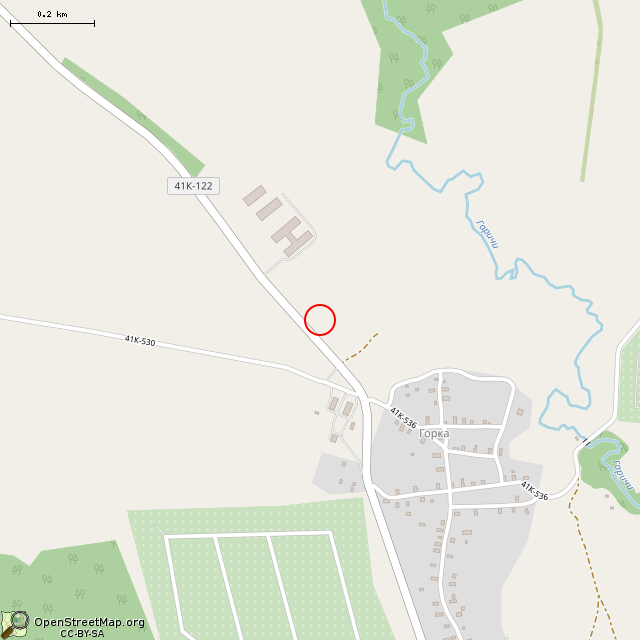 Карта где находится Колонка с водой в среднем масштабе