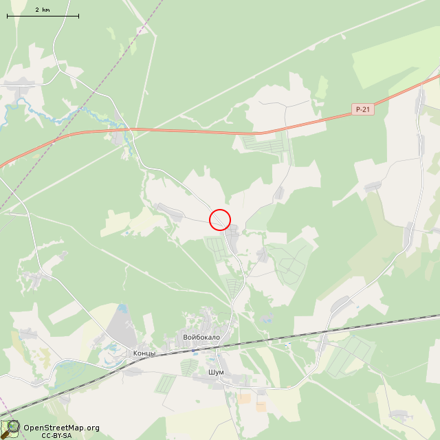 Карта где находится Колонка с водой в мелком масштабе