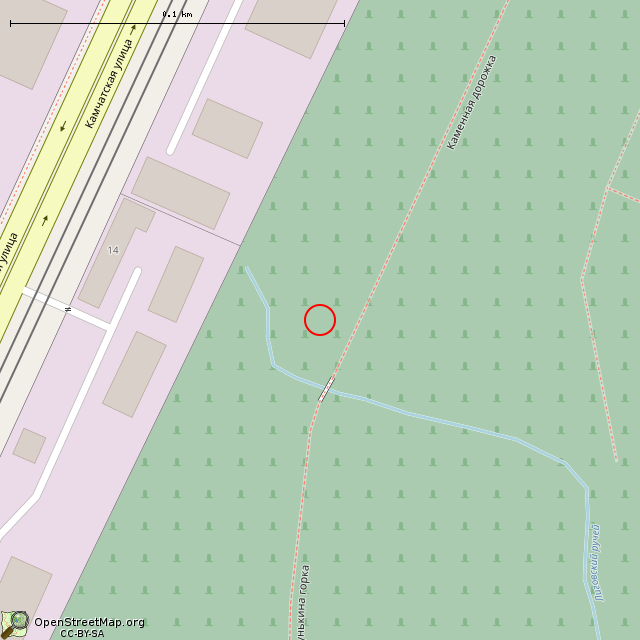 Карта где находится Остатки ЖБОТа X-15 ЛенУР (Санкт-Петербург) в крупном масштабе