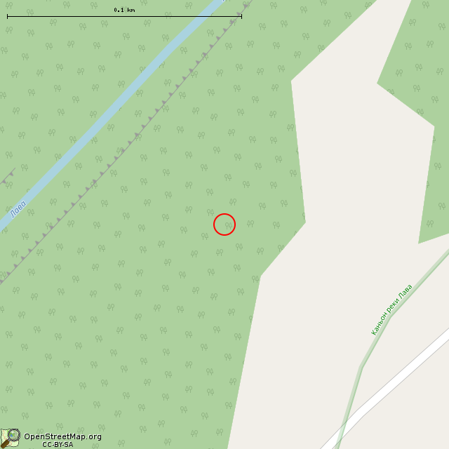 Карта где находится Родник в крупном масштабе