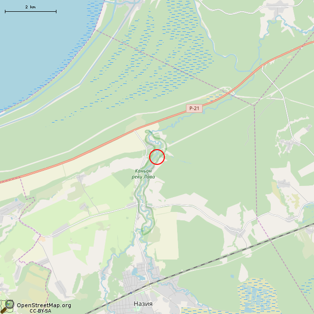 Карта где находится Родник в мелком масштабе