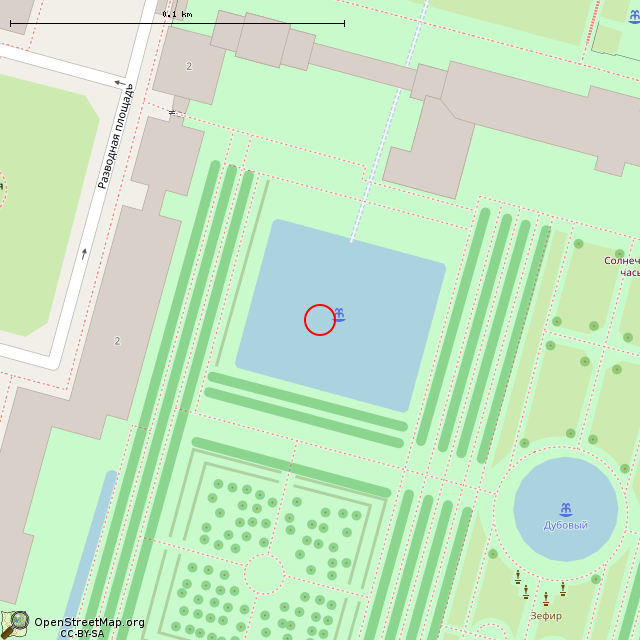Карта где находится Статуя «Венера Италийская» (Санкт-Петербург) в крупном масштабе