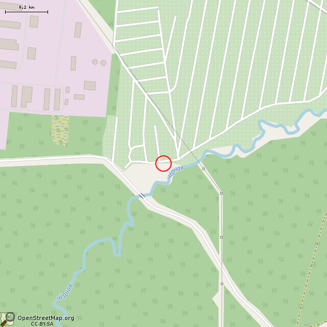 Карта где находится Братская могила военных железнодорожников (Приладожское городское поселение) в среднем масштабе