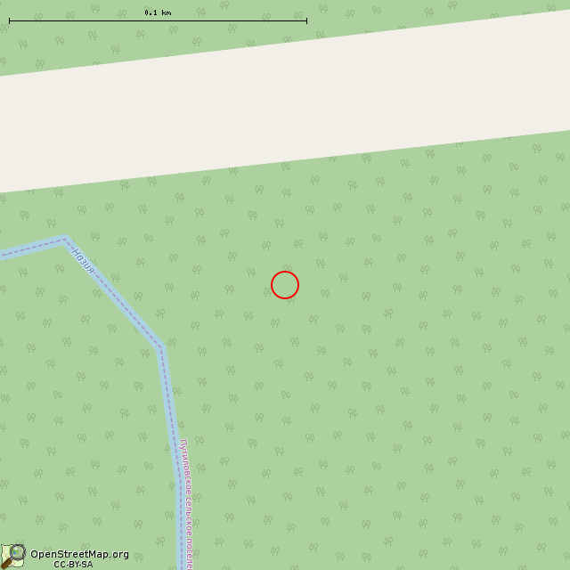 Карта где находится ЖБОТ Си-16 в крупном масштабе