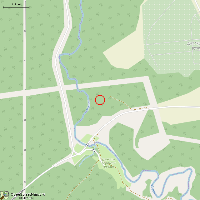 Карта где находится Артиллерийский ЖБОТ Си-19 в среднем масштабе