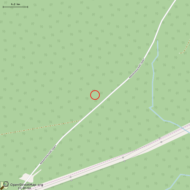 Карта где находится ЖБОТ Си-12 (Приладожское городское поселение) в среднем масштабе