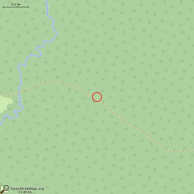 Карта где находится Разрушенный ЖБОТ Си-11 в среднем масштабе