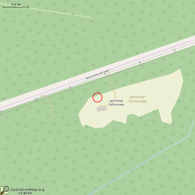 Карта где находится Фундамент со стенкой в среднем масштабе