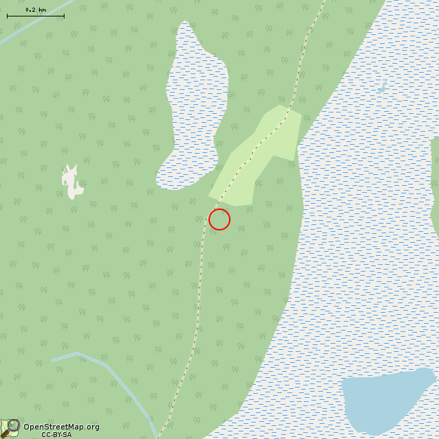 Карта где находится Разрушенный ЖБОТ Си-7 в среднем масштабе