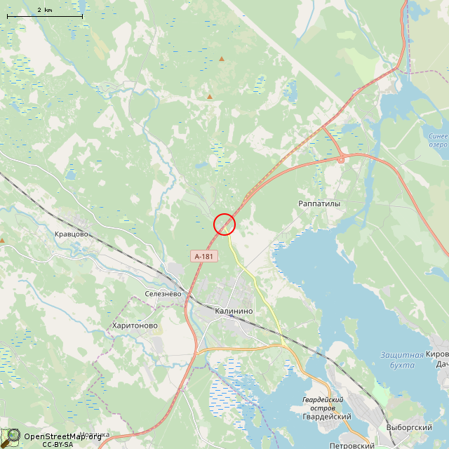 Карта где находится Памятник в мелком масштабе