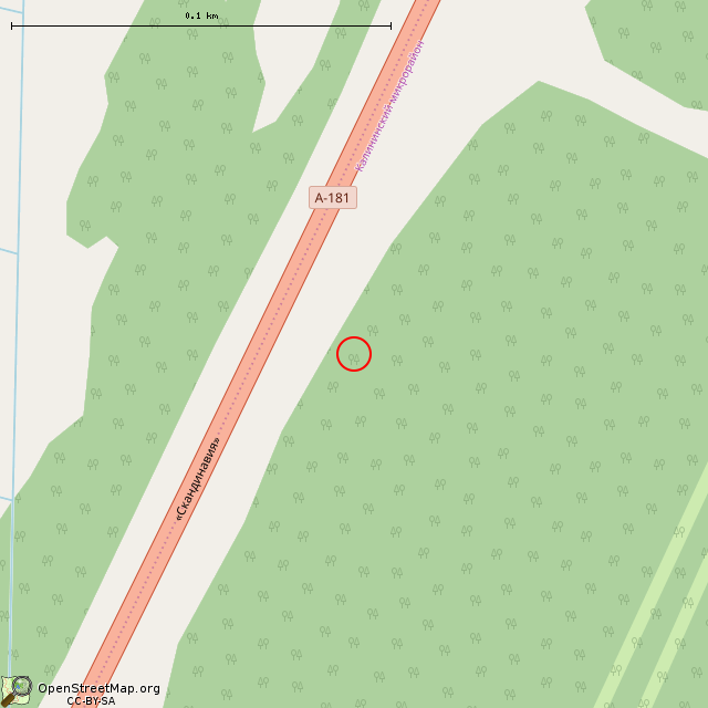 Карта где находится Памятник (Выборг)      | памятник, монумент в крупном масштабе