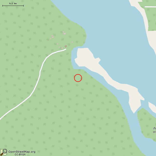 Карта где находится Памятник финскому солдату в среднем масштабе