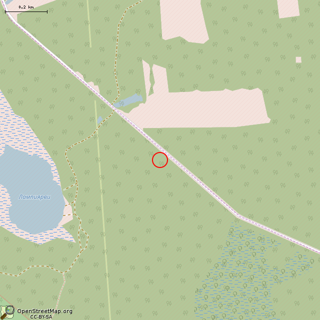 Карта где находится Памятник Крест в среднем масштабе