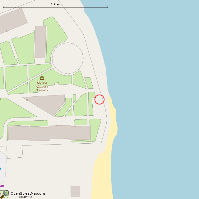 Карта где находится 130-мм корабельная пушка Б-13-3с в крупном масштабе