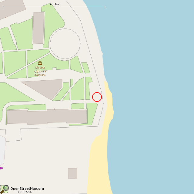 Карта где находится 130-мм корабельная пушка Б-13 в крупном масштабе