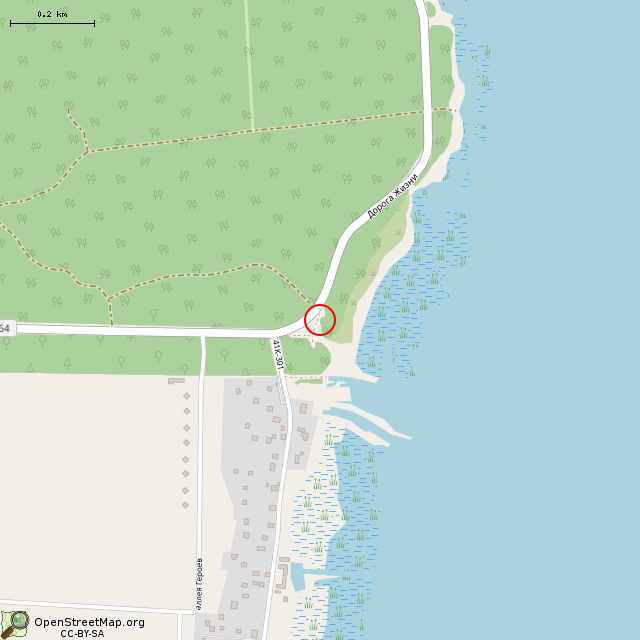 Карта где находится Зенитное орудие в среднем масштабе