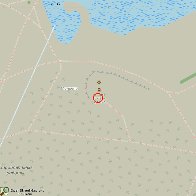 Карта где находится Обелиск братьям Броглио (Выборг) в крупном масштабе