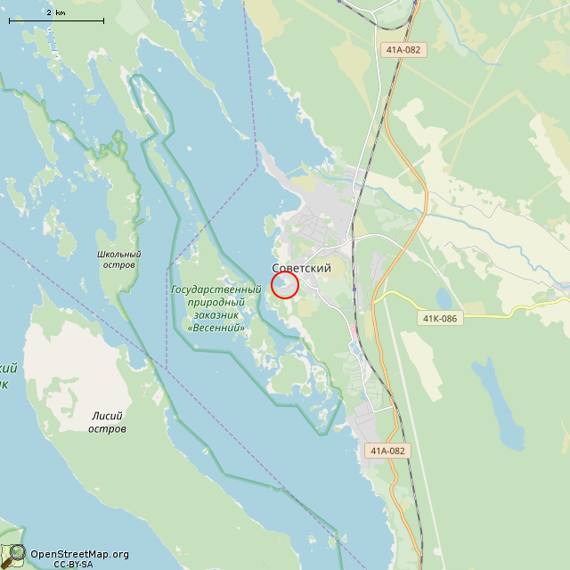 Карта где находится Памятный знак десанту на о. Игривый и Крепыш, 1944 г. (Советский) в мелком масштабе