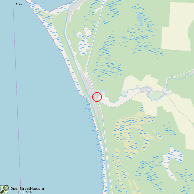 Карта где находится Памятный крест (Кобона) в мелком масштабе