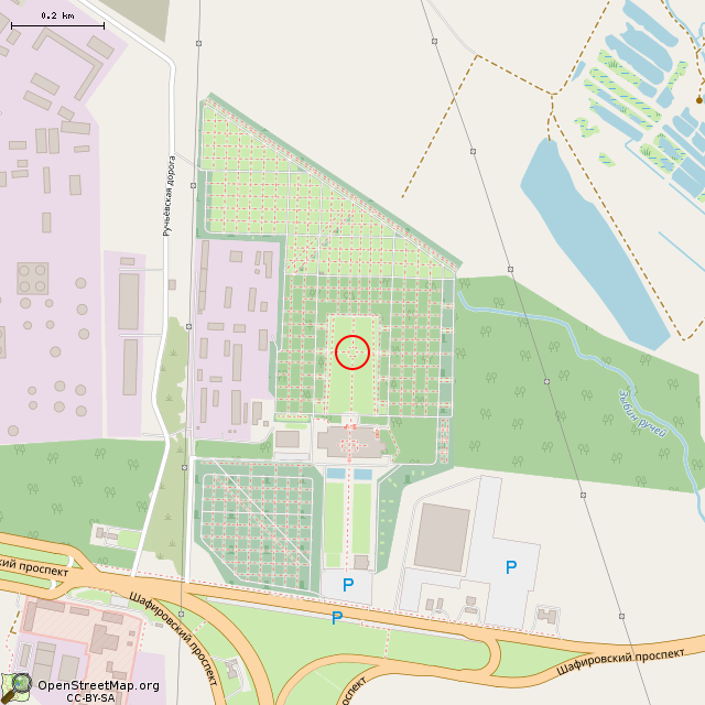 Карта где находится Обелиск памяти (Санкт-Петербург)      | указатель, памятный знак, стела в среднем масштабе