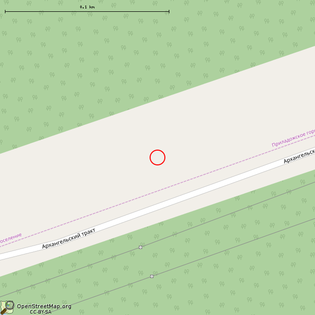 Карта где находится Памятник в крупном масштабе