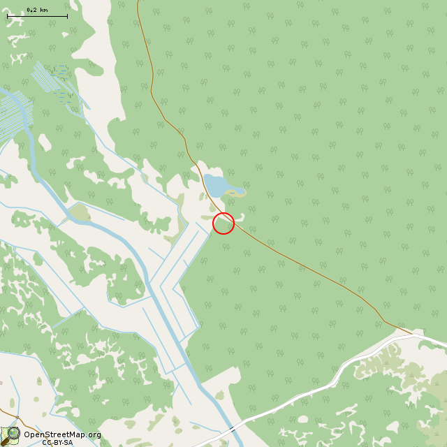 Карта где находится НУП в среднем масштабе