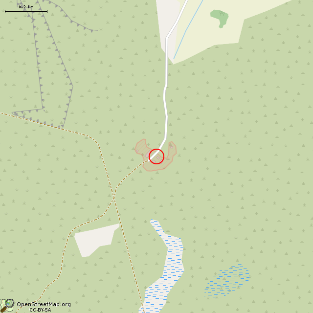 Карта где находится Бывшая пограничная застава в среднем масштабе