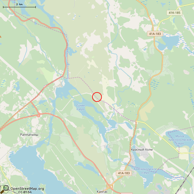 Карта где находится Руины советской погранзаставы в мелком масштабе