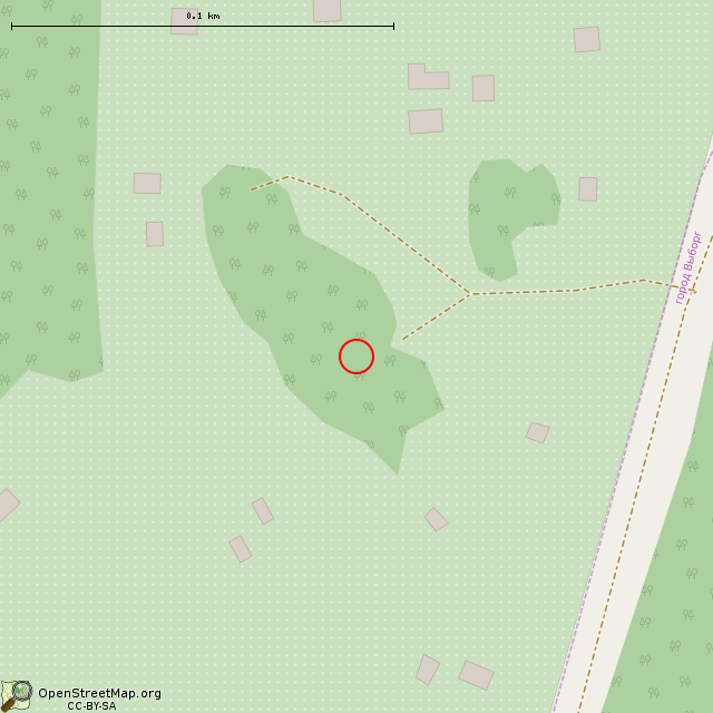 Карта где находится Обсерватория в крупном масштабе