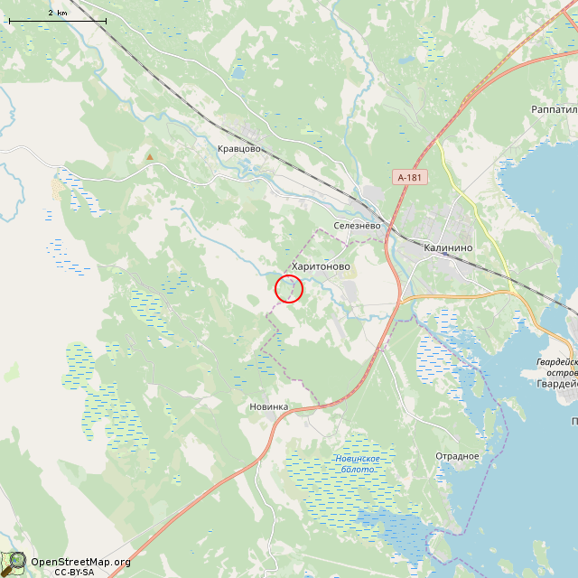 Карта где находится Обсерватория в мелком масштабе