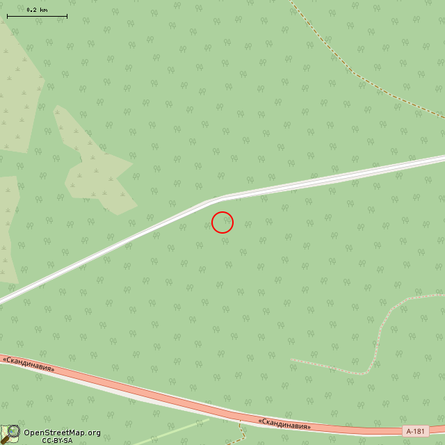 Карта где находится Родник в среднем масштабе