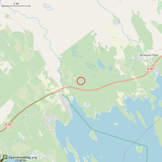Карта где находится Родник в мелком масштабе