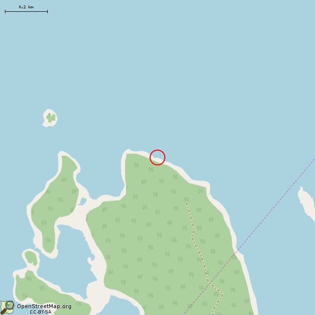 Карта где находится Пристань в среднем масштабе