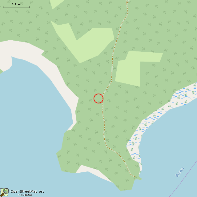 Карта где находится Форт Лауттаниеми в среднем масштабе