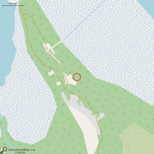 Карта где находится ДОТ Mu-27 в среднем масштабе