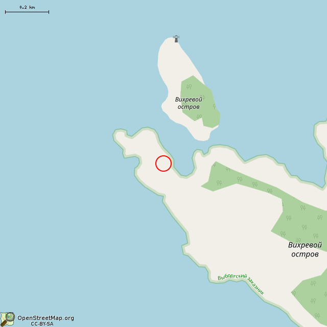 Карта где находится Пирс в среднем масштабе